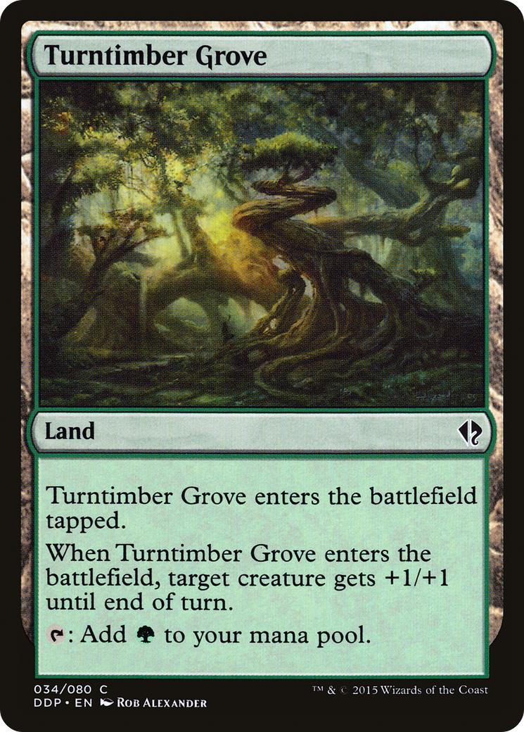 Turntimber Grove (DDP-034) - Duel Decks: Zendikar vs. Eldrazi