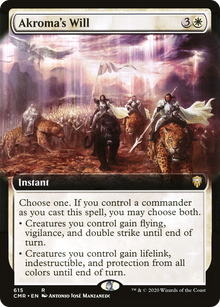 Akroma's Will (Extended Art) (CMR-615) - Commander Legends: (Extended Art)