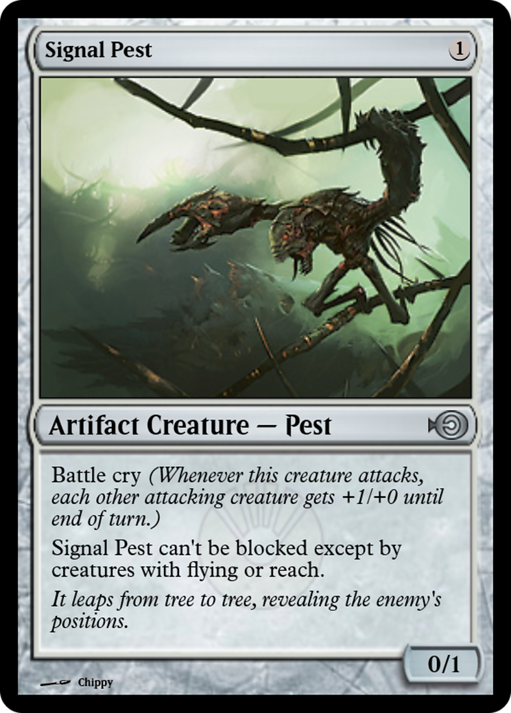 Signal Pest (PRM-39648) - Magic Online Promos Foil