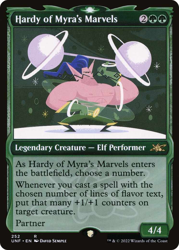 Hardy of Myra's Marvels (Showcase) (UNF-252) - Unfinity: (Showcase) Foil