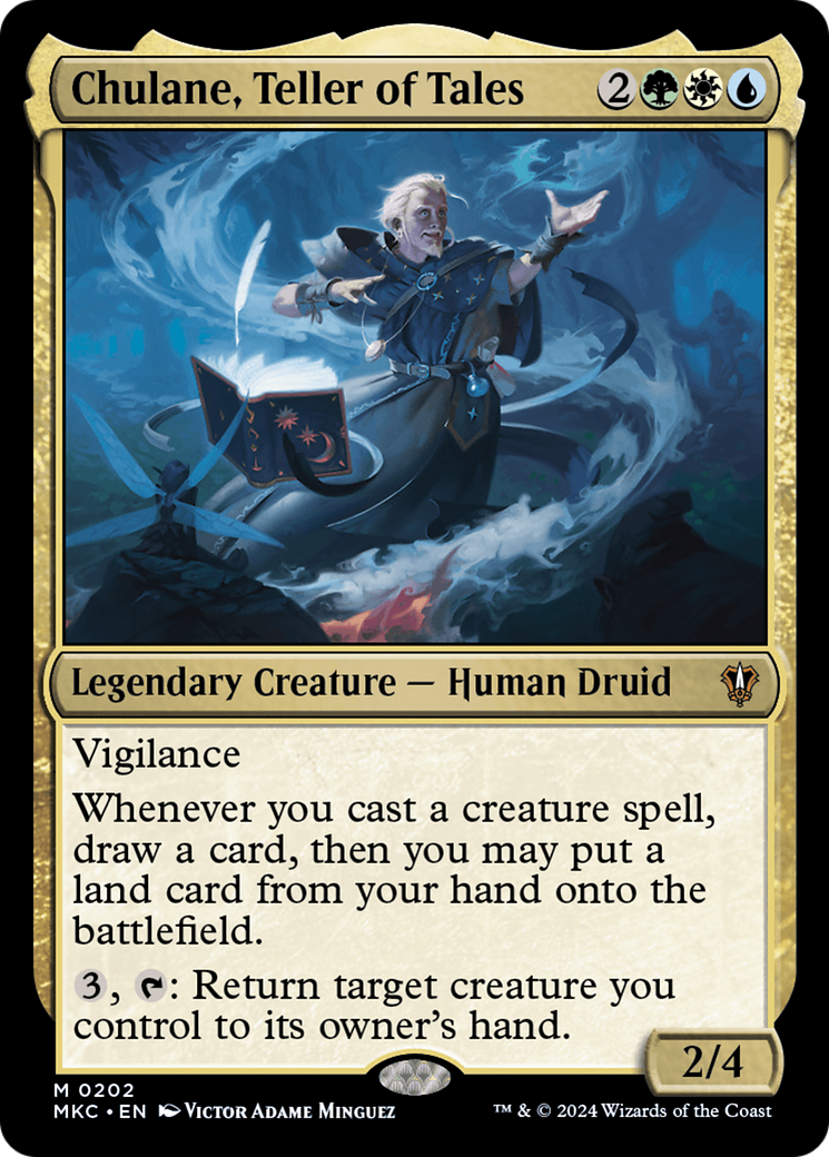 Chulane, Teller of Tales⁣ - Commander: Murders at Karlov Manor⁣ (Mythic)⁣ [202]