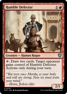 Humble Defector⁣ - Commander: Outlaws of Thunder Junction⁣ (Uncommon)⁣ [170]