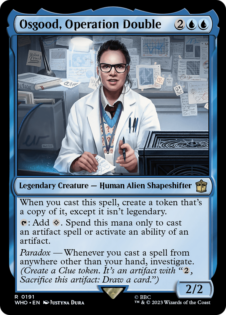 Osgood, Operation Double⁣ - Universes Beyond: Doctor Who⁣ (Rare)⁣ [191]
