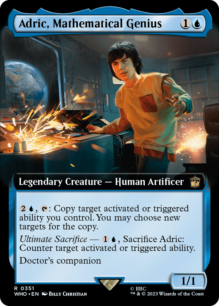 Adric, Mathematical Genius (Extended Art) (WHO-351) - Doctor Who: (Extended Art)