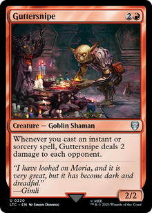 Guttersnipe⁣ - Commander: The Lord of the Rings: Tales of Middle-earth⁣ (Uncommon)⁣ [220]