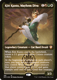 Kitt Kanto, Mayhem Diva (V.2)⁣ - Commander: Streets of New Capenna: Extras⁣ (Special)⁣ [189]