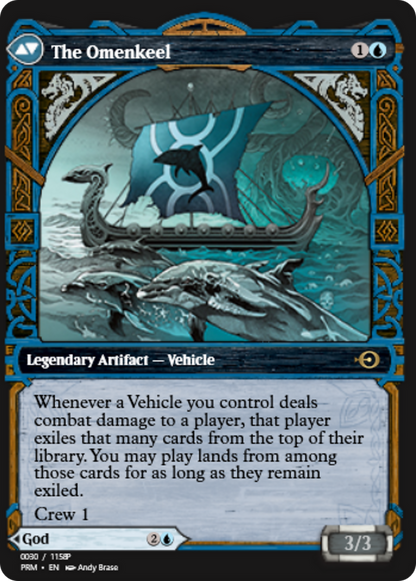 Cosima, God of the Voyage // The Omenkeel (PRM-88258) - Magic Online Promos
