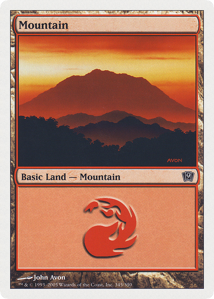 Mountain (9ED-345) - Ninth Edition