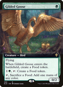 Gilded Goose⁣ - Throne of Eldraine: Extras⁣ (Rare)⁣ [369]