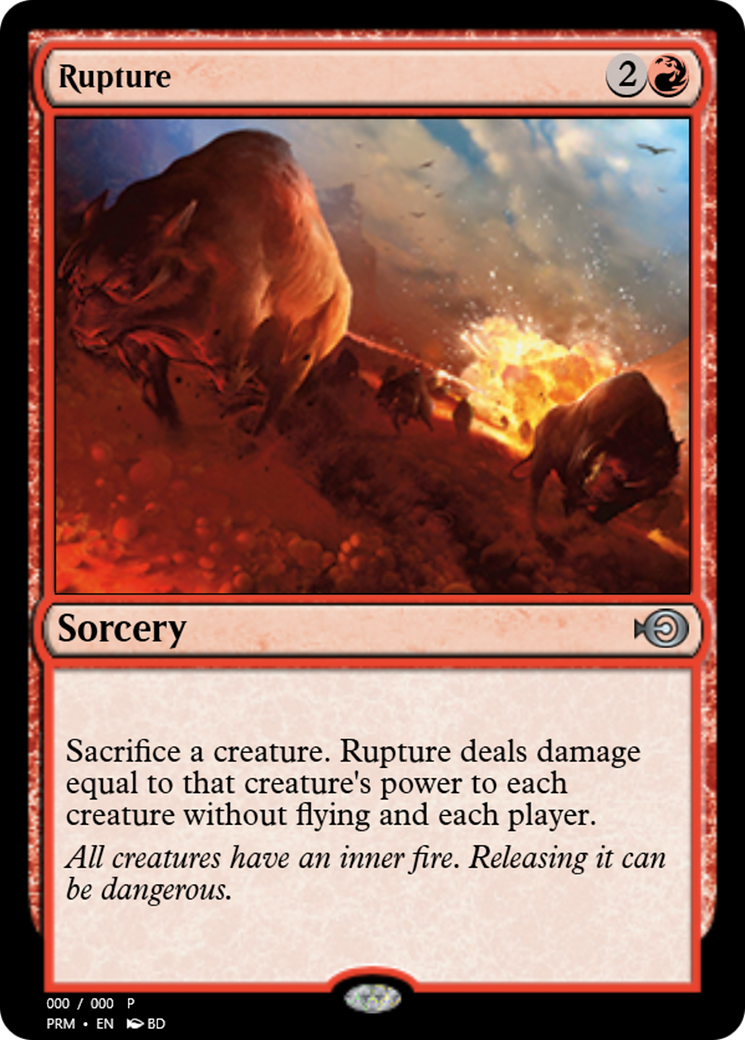 Rupture (PRM-62417) - Magic Online Promos Foil
