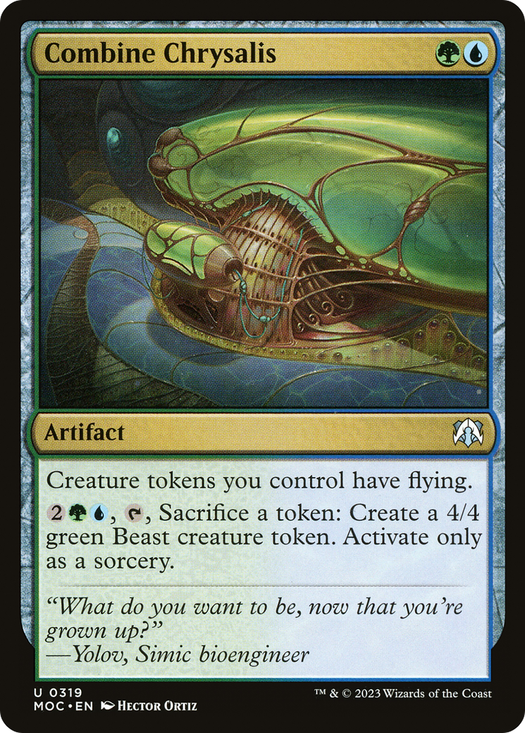 Combine Chrysalis⁣ - Commander: March of the Machine⁣ (Uncommon)⁣ [319]