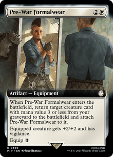 Pre-War Formalwear (V.1)⁣ - Universes Beyond: Fallout: Extras⁣ (Rare)⁣ [369]