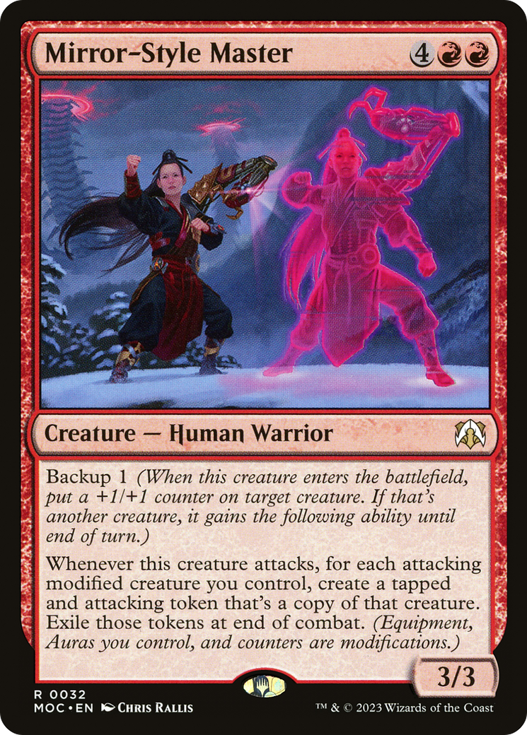 Mirror-Style Master⁣ - Commander: March of the Machine⁣ (Rare)⁣ [32]