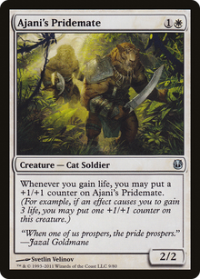 Ajani's Pridemate (DDH-009) - Duel Decks: Ajani vs. Nicol Bolas