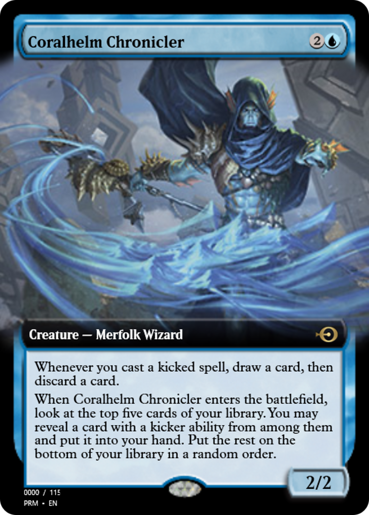 Coralhelm Chronicler (PRM-83748) - Magic Online Promos Foil