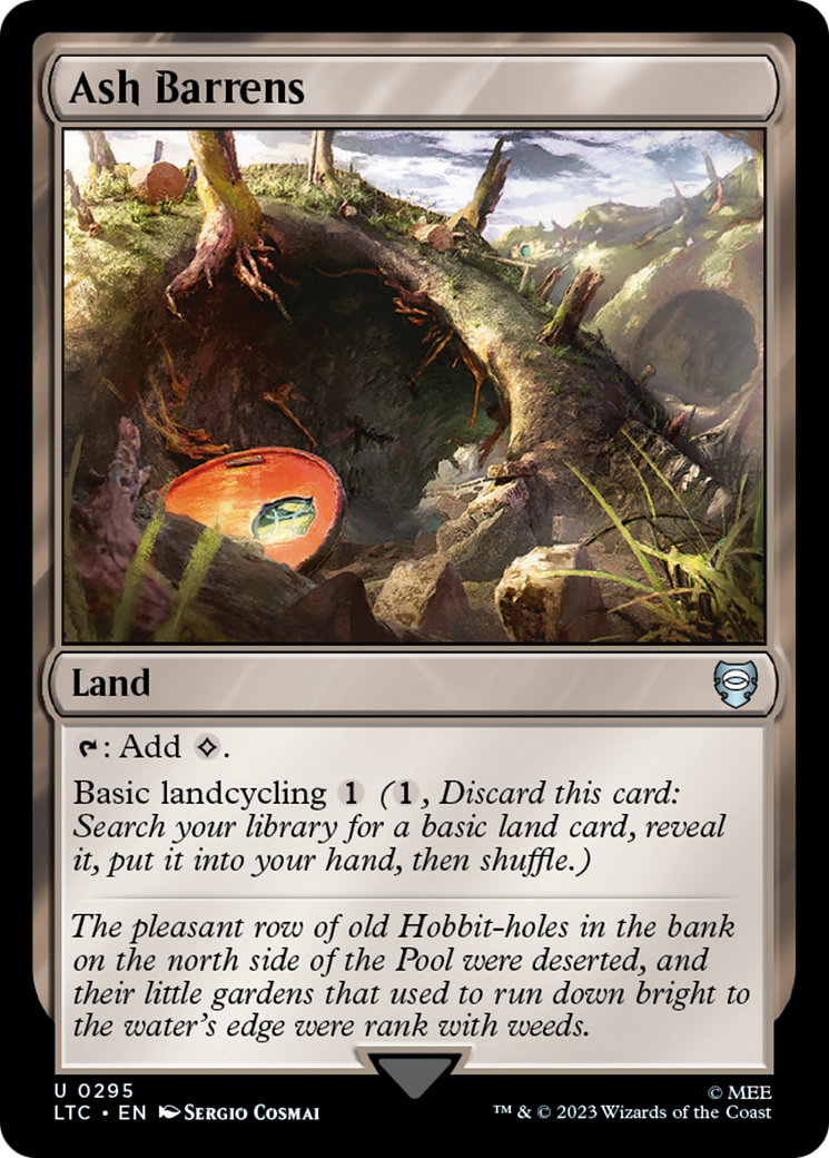 Ash Barrens⁣ - Commander: The Lord of the Rings: Tales of Middle-earth⁣ (Uncommon)⁣ [295]