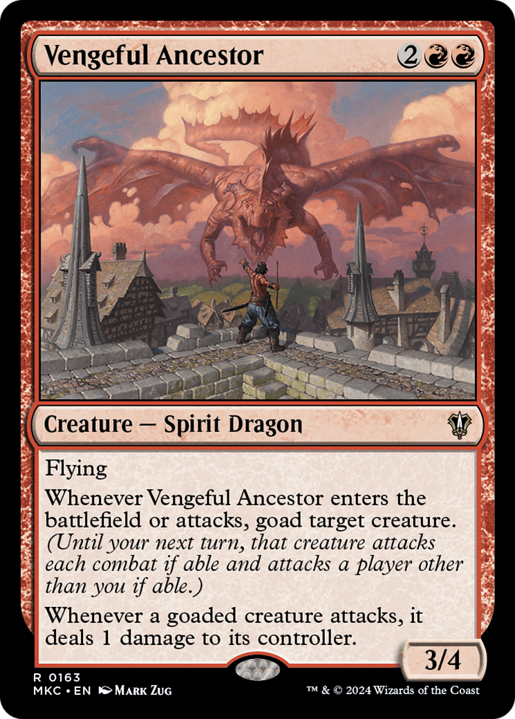 Vengeful Ancestor⁣ - Commander: Murders at Karlov Manor⁣ (Rare)⁣ [163]