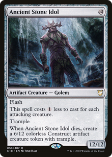 Ancient Stone Idol (C18-053) - Commander 2018