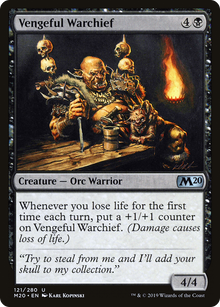 Vengeful Warchief⁣ - Core 2020⁣ (Uncommon)⁣ [121]