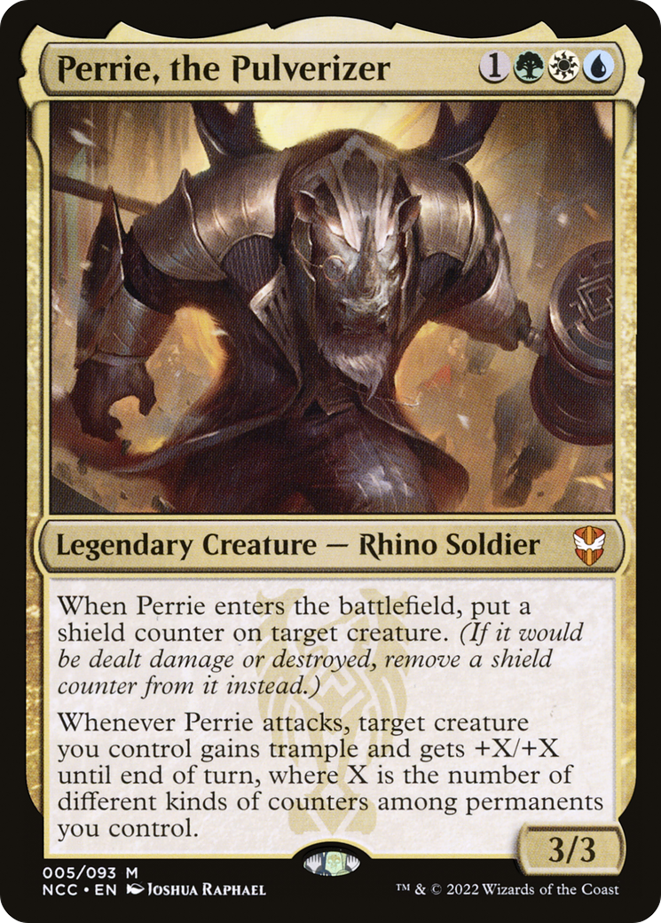 Perrie, the Pulverizer⁣ - Commander: Streets of New Capenna⁣ (Mythic)⁣ [5]