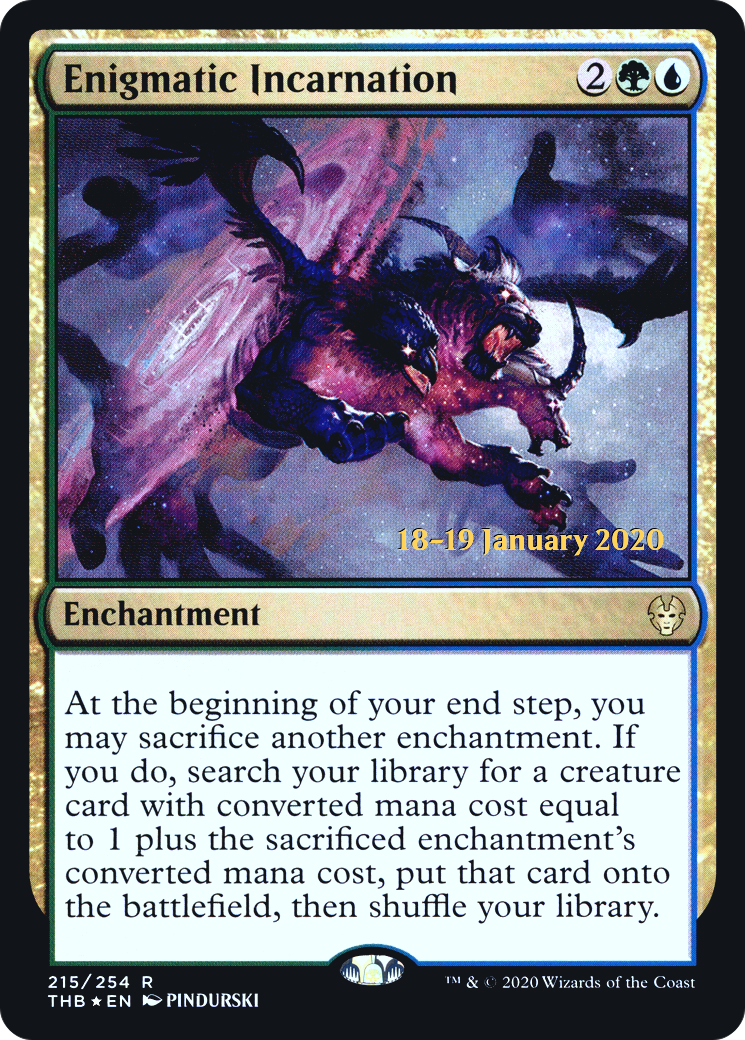 Enigmatic Incarnation (PRE-215S) - Theros Beyond Death Promos Foil