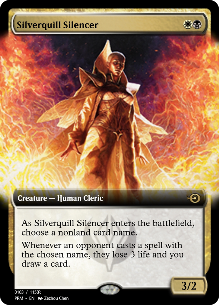 Silverquill Silencer (PRM-90178) - Magic Online Promos Foil