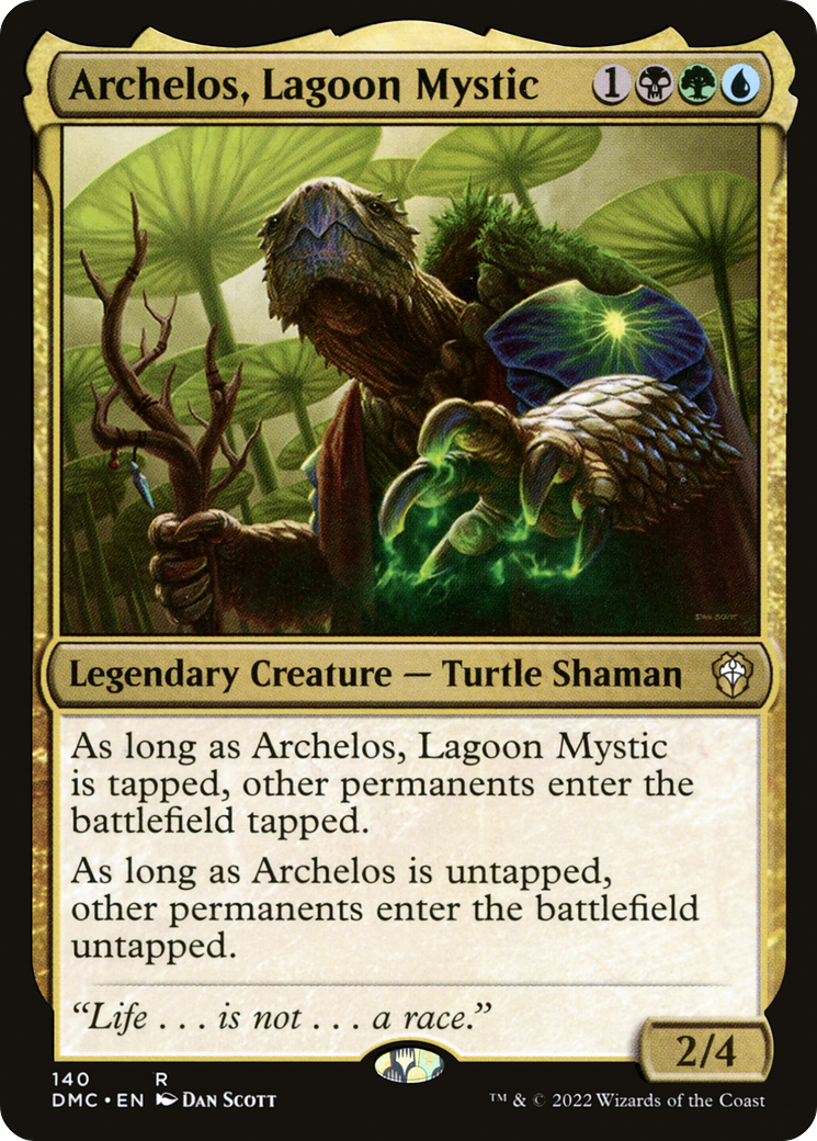 Archelos, Lagoon Mystic⁣ - Commander: Dominaria United⁣ (Rare)⁣ [140]