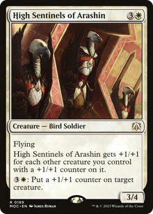 High Sentinels of Arashin⁣ - Commander: March of the Machine⁣ (Rare)⁣ [189]