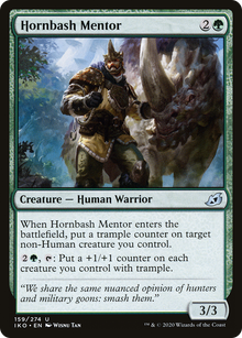 Hornbash Mentor (IKO-159) - Ikoria: Lair of Behemoths Foil