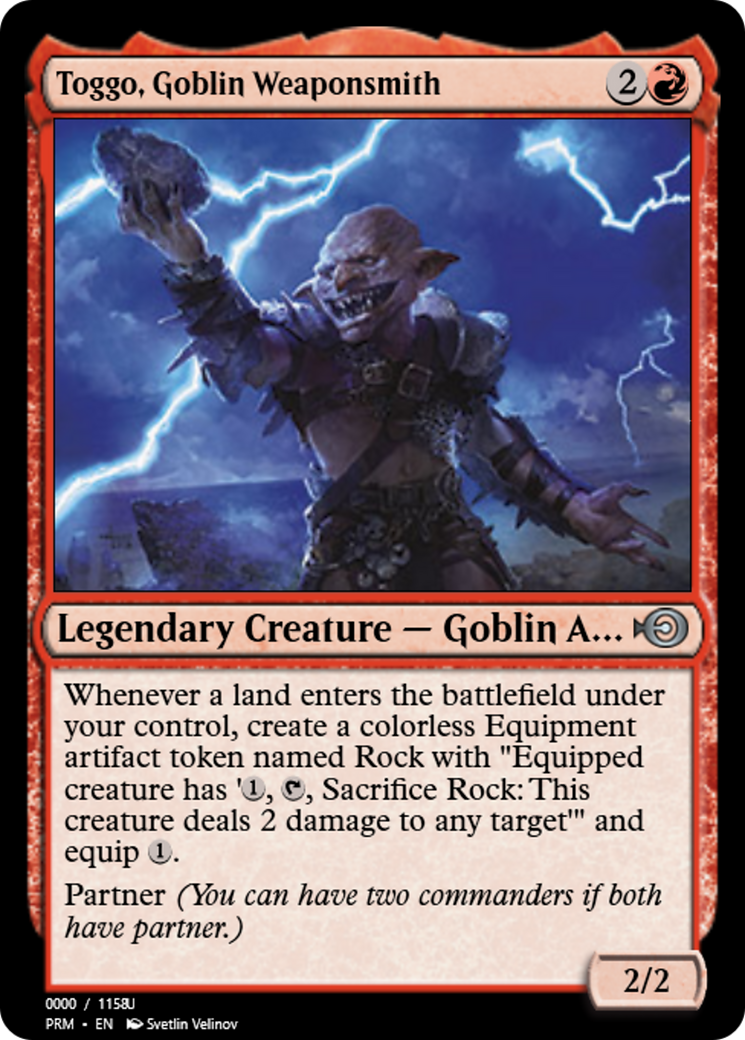 Toggo, Goblin Weaponsmith (PRM-86302) - Magic Online Promos Foil
