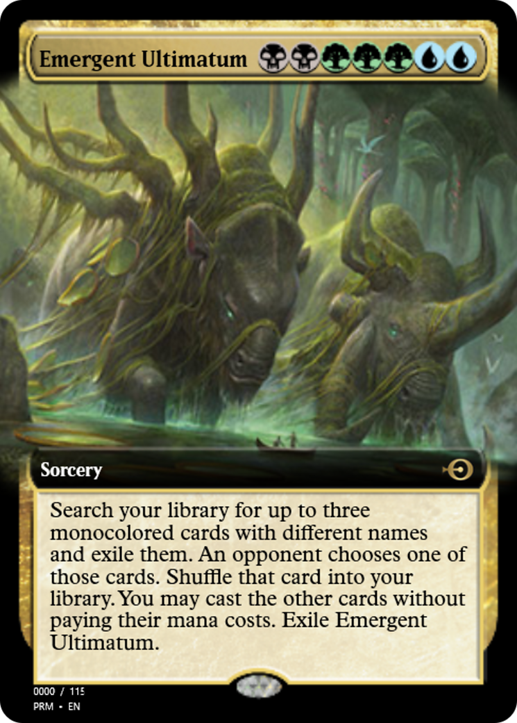 Emergent Ultimatum (PRM-80897) - Magic Online Promos Foil