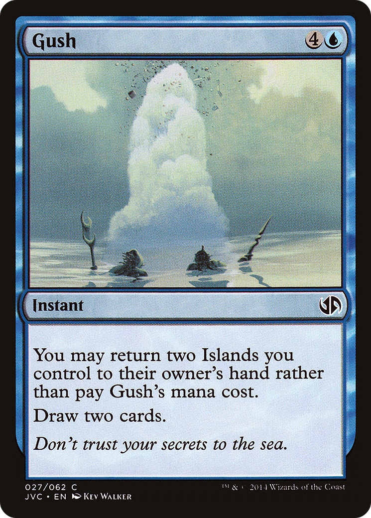 Gush (DD3-027) - Duel Decks Anthology: Jace vs. Chandra
