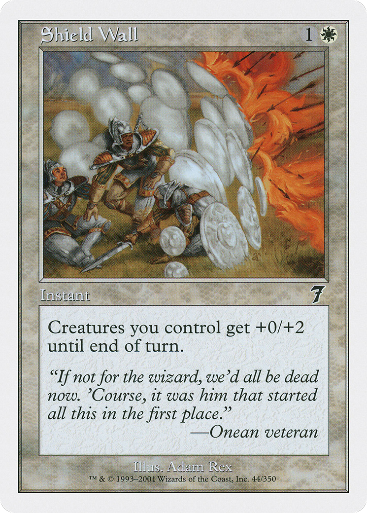 Shield Wall (7ED-044) - Seventh Edition