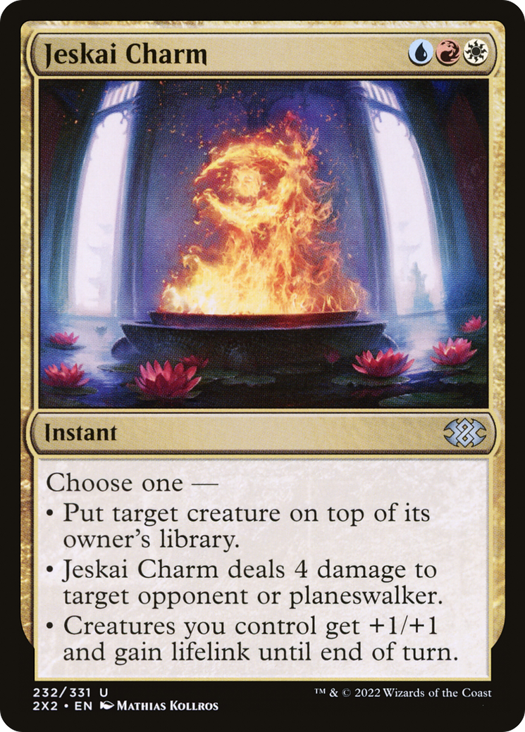 Jeskai Charm⁣ - Double Masters 2022⁣ (Uncommon)⁣ [232]