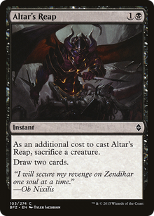 Altar's Reap (BFZ-103) - Battle for Zendikar Foil