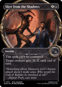 Slice from the Shadows⁣ - Murders at Karlov Manor: Extras⁣ (Common)⁣ [301]