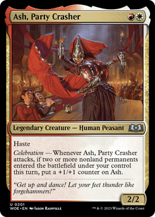 Ash, Party Crasher (WOE-201) - Wilds of Eldraine