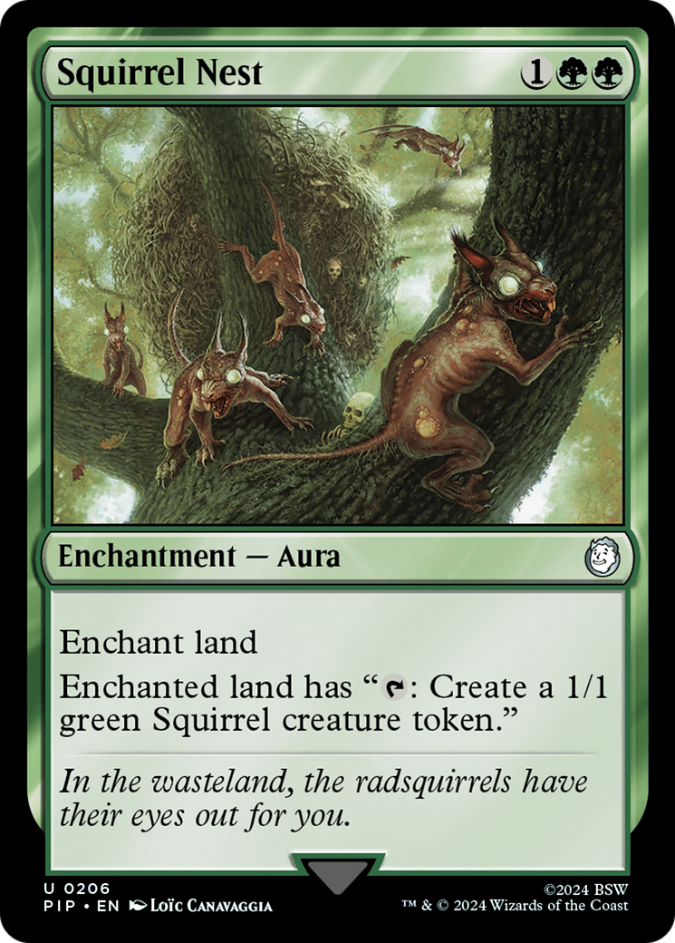 Squirrel Nest⁣ - Universes Beyond: Fallout⁣ (Uncommon)⁣ [206]