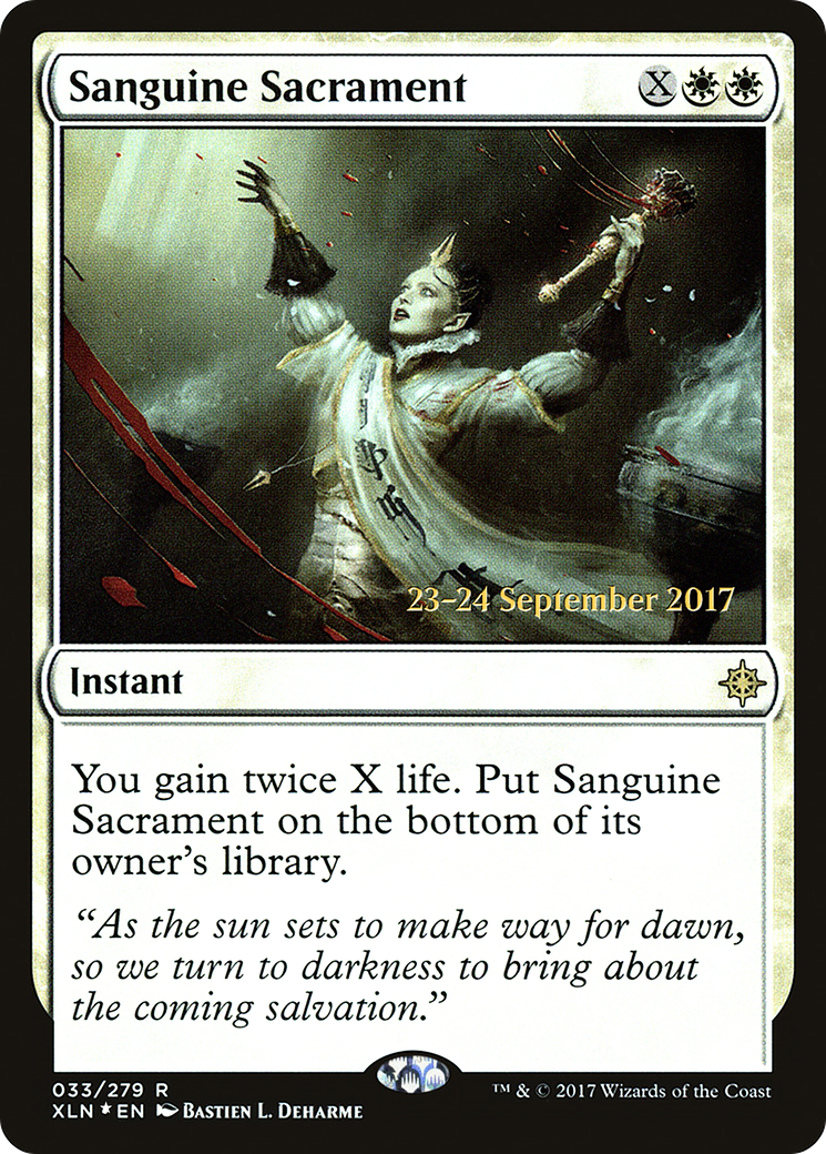 Sanguine Sacrament (PRE-33S) - Ixalan Promos Foil