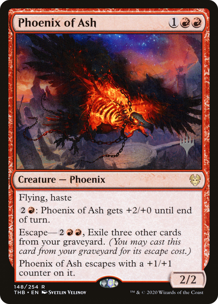Phoenix of Ash (PPTHB-148P) - Theros Beyond Death Promos