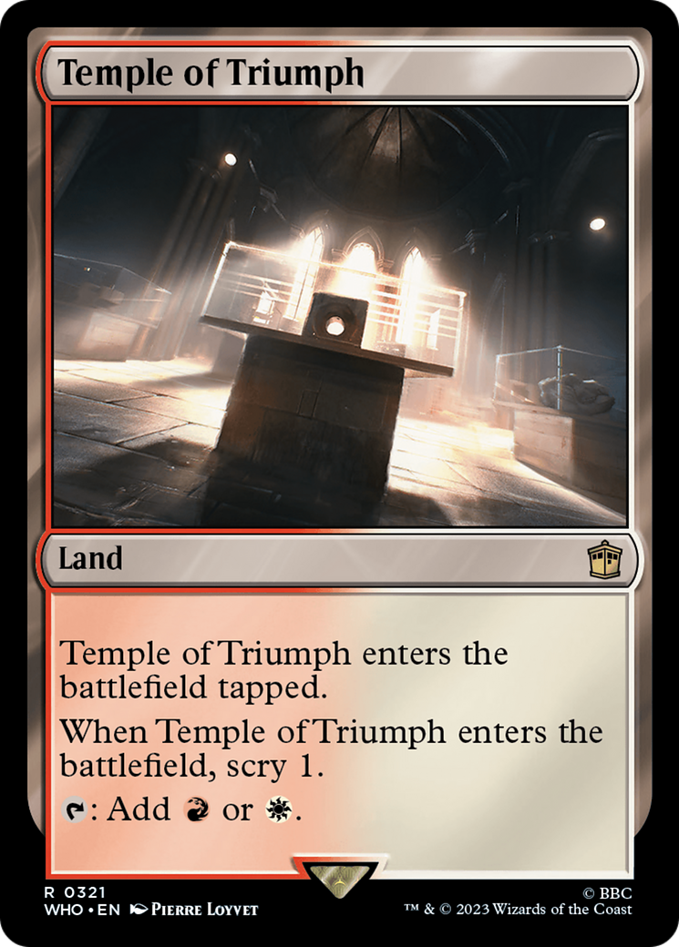 Temple of Triumph⁣ - Universes Beyond: Doctor Who⁣ (Rare)⁣ [321]