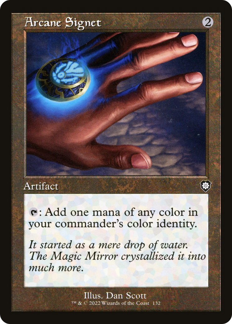 Arcane Signet⁣ - Commander: The Brothers' War⁣ (Common)⁣ [132]