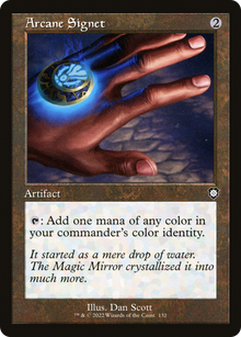 Arcane Signet⁣ - Commander: The Brothers' War⁣ (Common)⁣ [132]