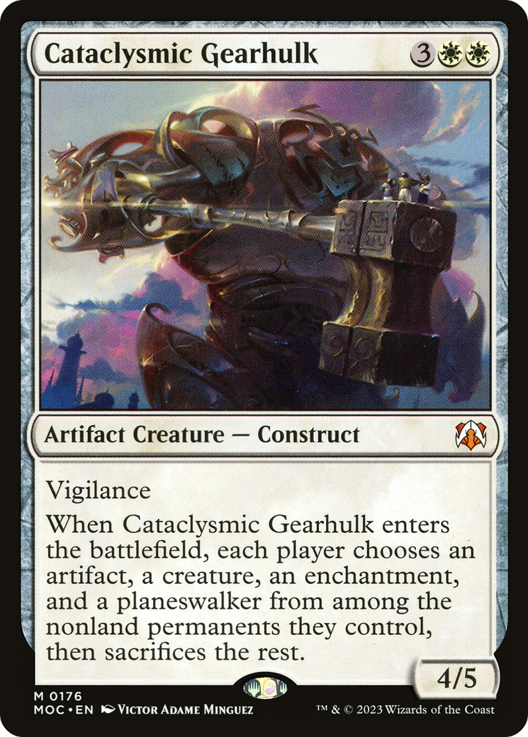 Cataclysmic Gearhulk⁣ - Commander: March of the Machine⁣ (Mythic)⁣ [176]