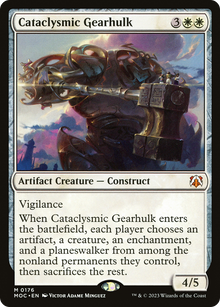 Cataclysmic Gearhulk⁣ - Commander: March of the Machine⁣ (Mythic)⁣ [176]