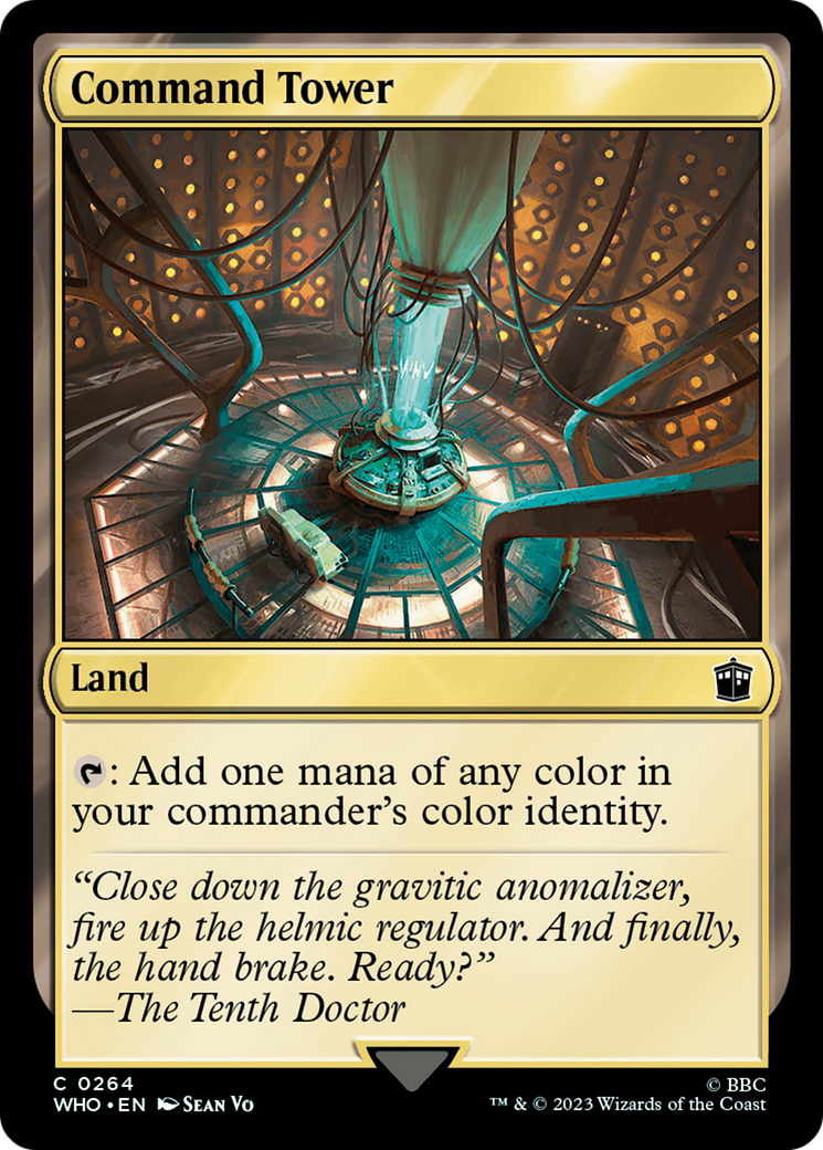 Command Tower (0264) (WHO-264) - Doctor Who Foil