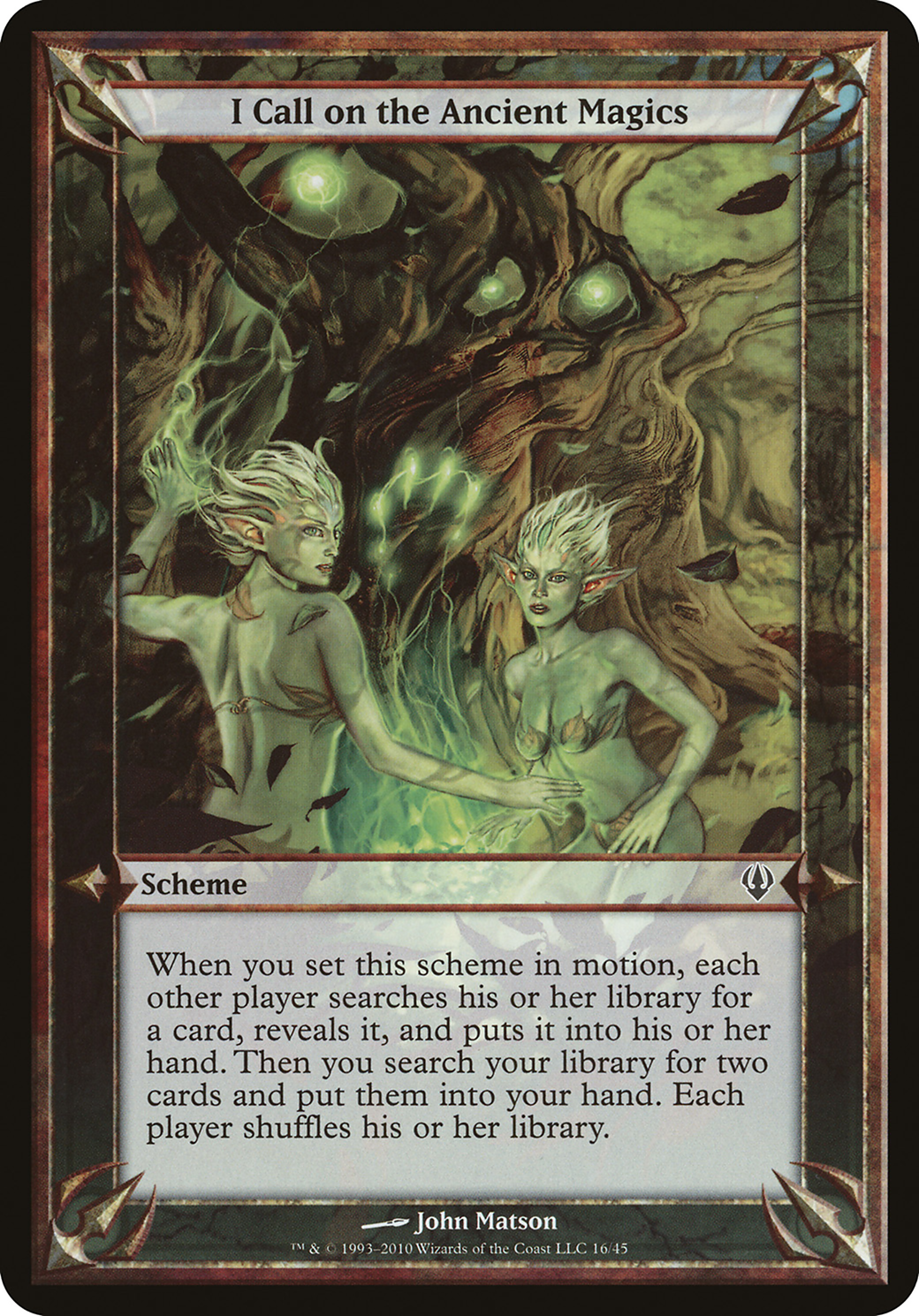 I Call on the Ancient Magics (Colorless) (OVER-16★) - Archenemy Schemes