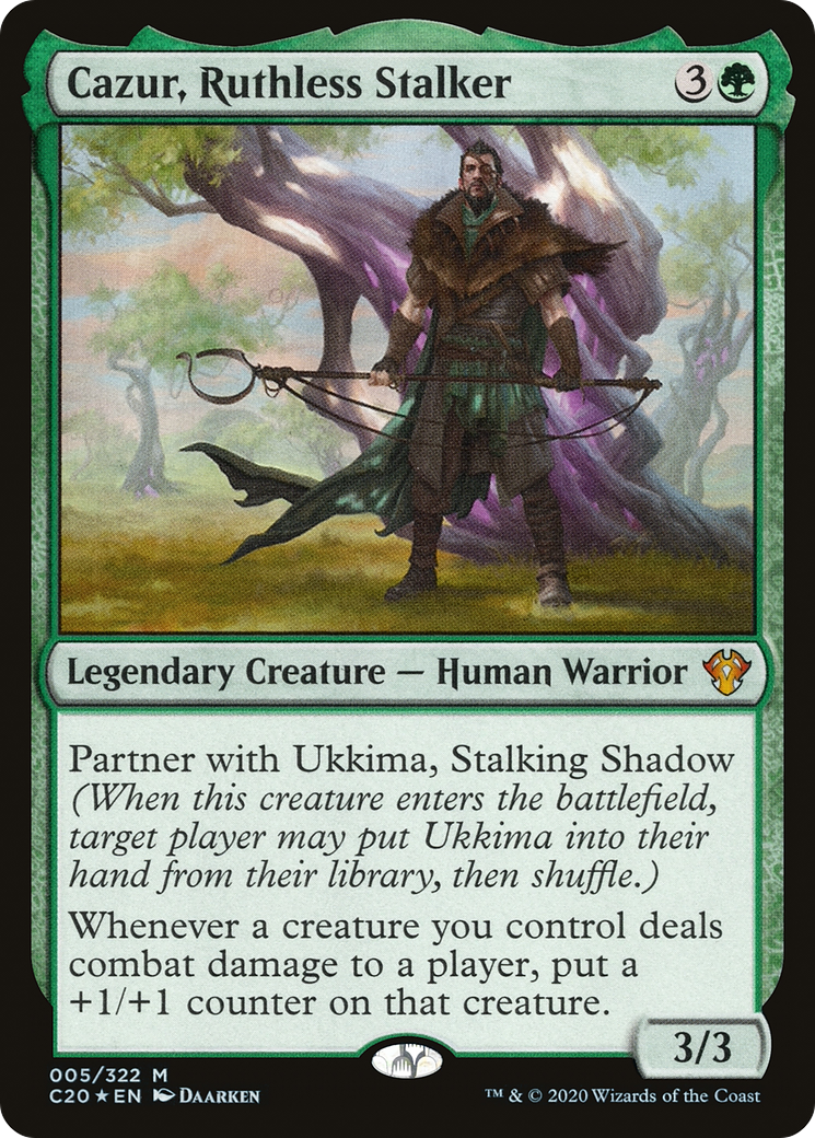 Cazur, Ruthless Stalker (C20-005) - Commander 2020
