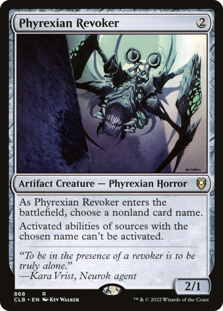 Phyrexian Revoker⁣ - Commander Legends: Battle for Baldur's Gate: Extras⁣ (Rare)⁣ [868]