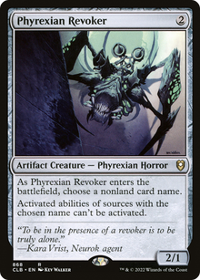 Phyrexian Revoker⁣ - Commander Legends: Battle for Baldur's Gate: Extras⁣ (Rare)⁣ [868]